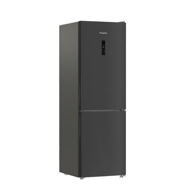 Hotpoint Freestanding Fridge Freezer Black No Frost Even Flow