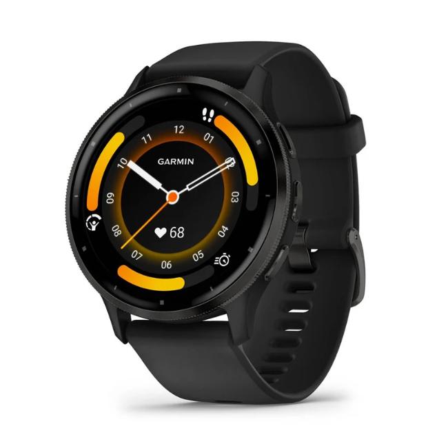 Garmin Venu 3 Smartwatch Black AMOLED Display, Heart Rate Monitor, Up to 14 Days Battery Life