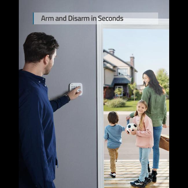 Eufy Security 5pc Home Alarm Kit - Keypad, Entry Sensors, Motion Sensor, HomeBase