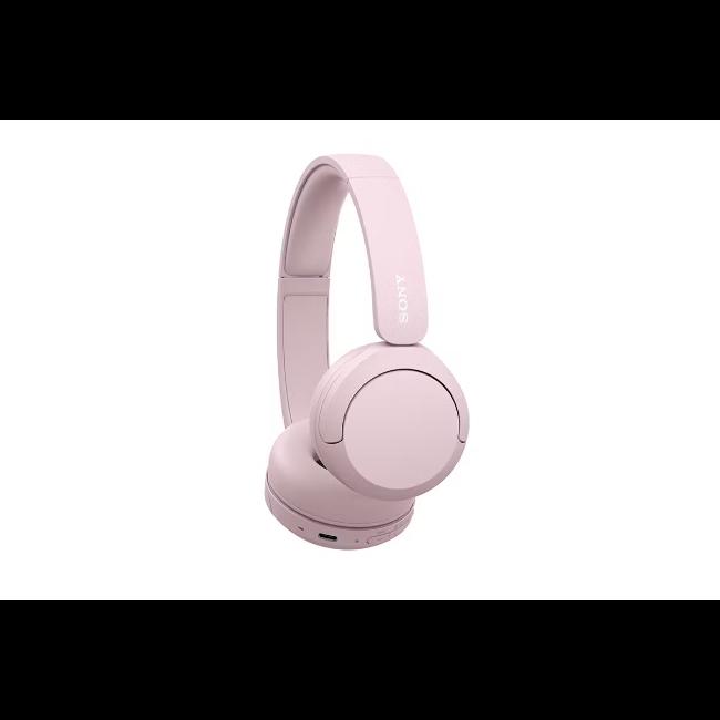 Sony Wireless On-Ear Headphones Pink Bluetooth Microphone Up to 50 hours Battery Life