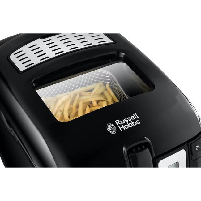 Russell Hobbs Digital Deep Fryer - Black 3.3L Capacity with Digital Timer and Observation Window