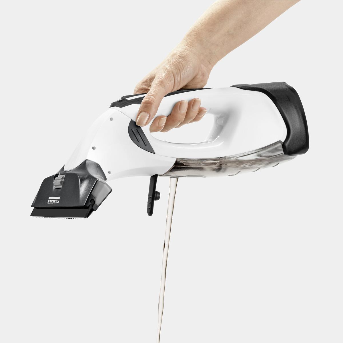 Karcher WV5 Plus Window Vac - White, Streak-Free Cleaning, Edge Cleaning, Handheld, Rechargeable