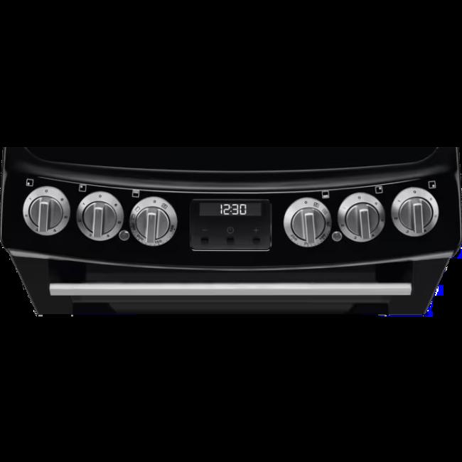 Electrolux Electric Cooker with Ceramic Hob, Double Oven - Black