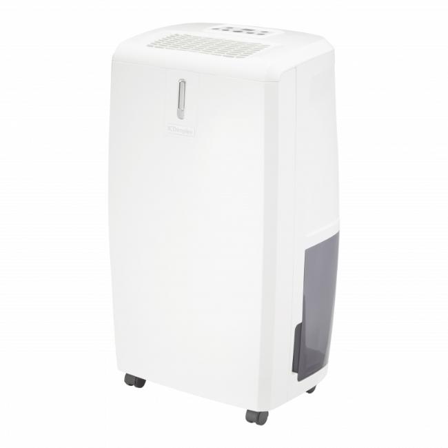 Dimplex 20L Dehumidifier with Timer & Delay Start | White | Image Features: Wheels, Dimplex