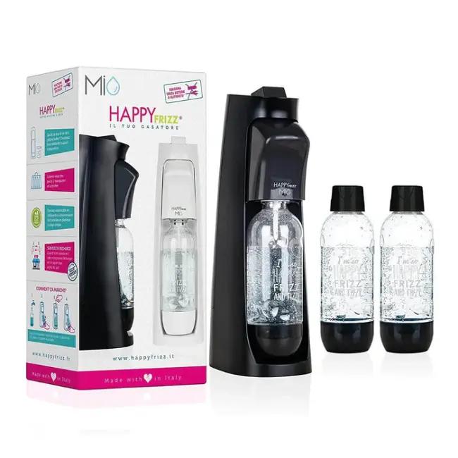Happy Frizz MIO Soda Maker Black Bottles