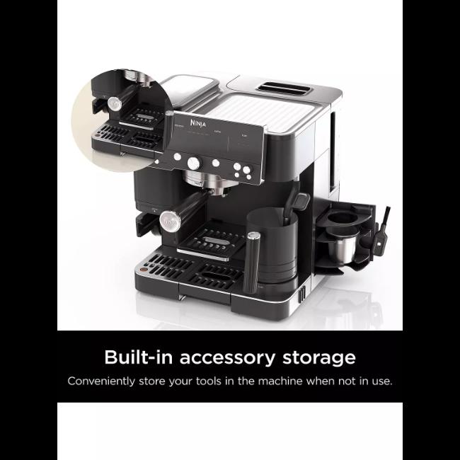 Ninja Espresso Coffee Machine - Black | Grind | Froth