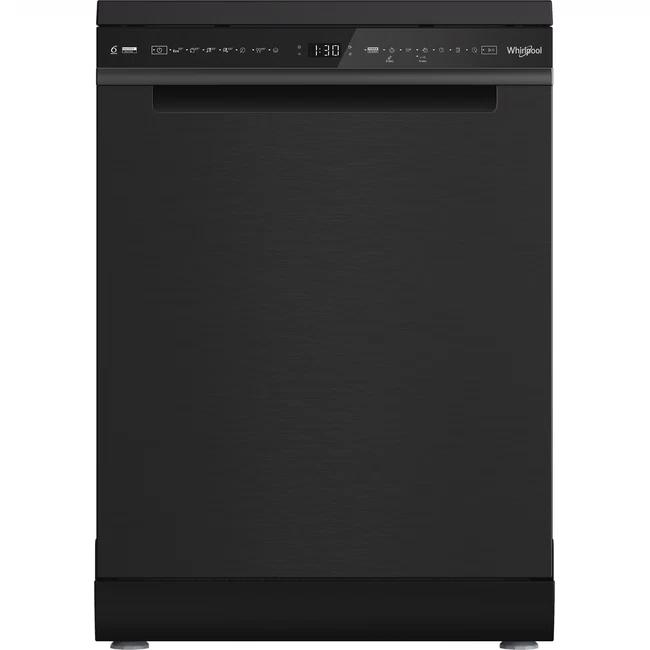 Whirlpool Black Freestanding Dishwasher Maxi Space Tub, Space Clean 3rd Rack, PowerClean Pro, Touch Controls, 6th Sense Technology, Silent operation