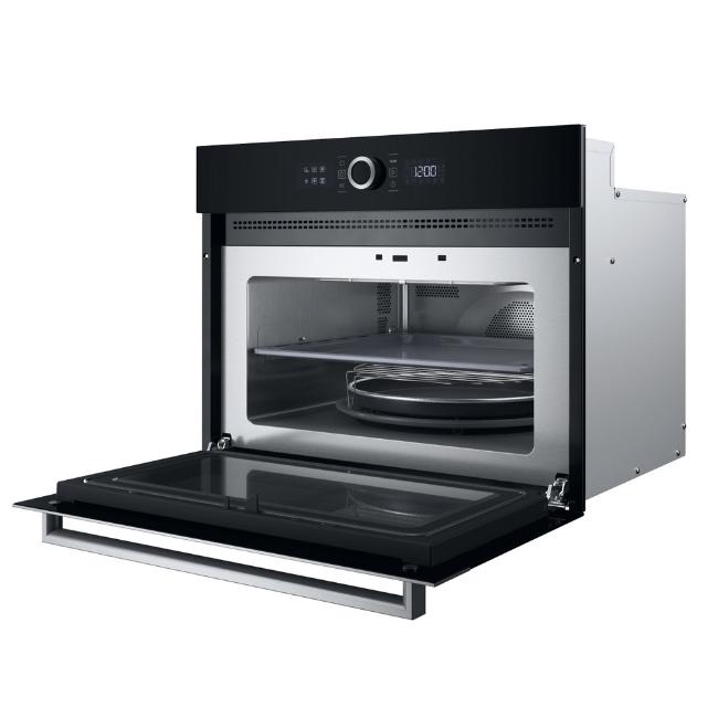 Hotpoint Built-In Microwave Oven - Black, Silver, Digital Display - Inox