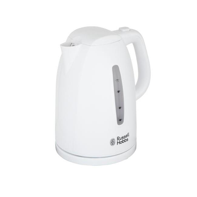 Russell Hobbs White Kettle 1.7L with Handle and Spout
