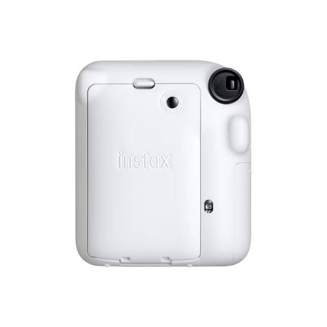 Fujifilm Instax Mini 12 Instant Camera - Clay White, Flash, Lens