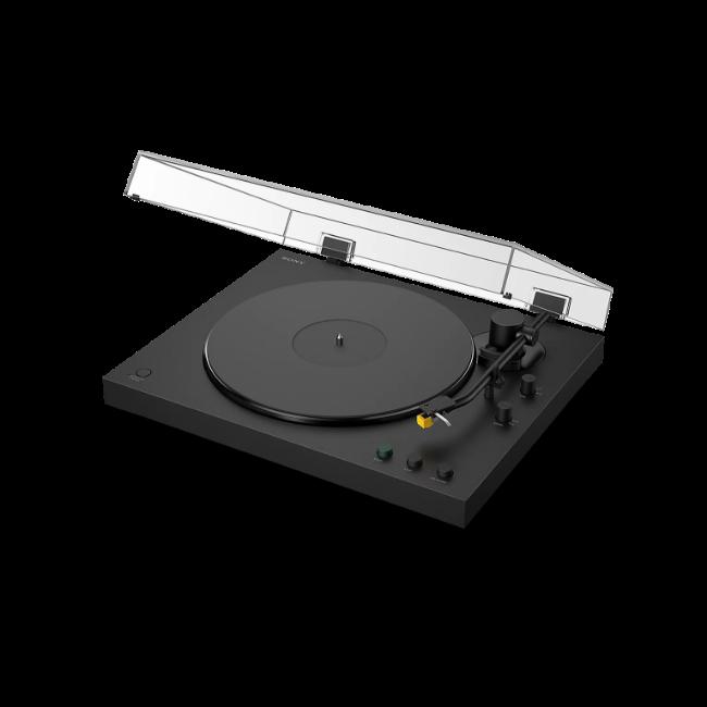 Sony PS-LX5BT Belt Drive Bluetooth Turntable - Black | Fully Automatic, aptX Adaptive Wireless, Aluminum Tonearm, MM Cartridge, Built-in Phono Stage