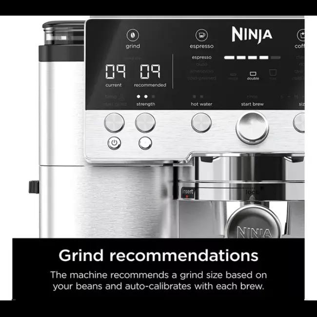Ninja Luxe Café Premier Espresso Machine Black & Stainless Steel Free Delivery
