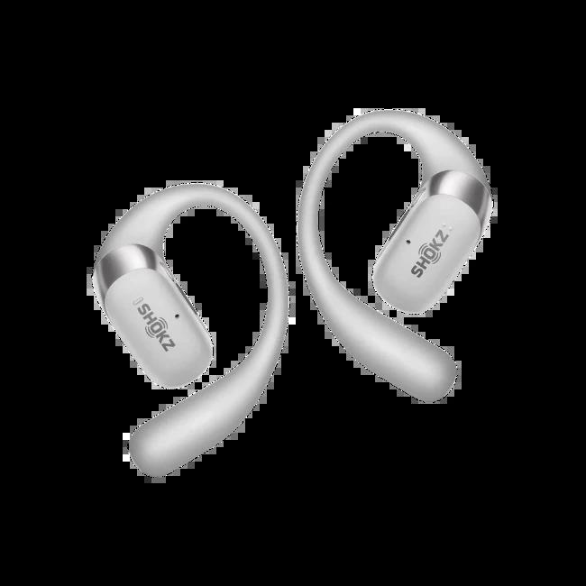 Shokz Openfit 2+ Grey Open-Ear Earbuds - Dynamic Sound, Dolby Audio, 48hr Battery, IP55 Water Resistant, Bluetooth 5.4