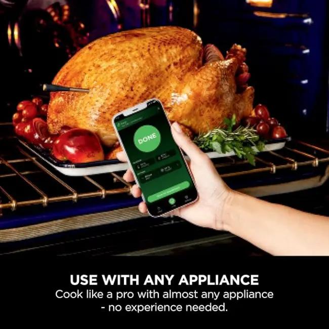 Ninja Wireless Smart Cooking Thermometer with App, Beef, 55°C