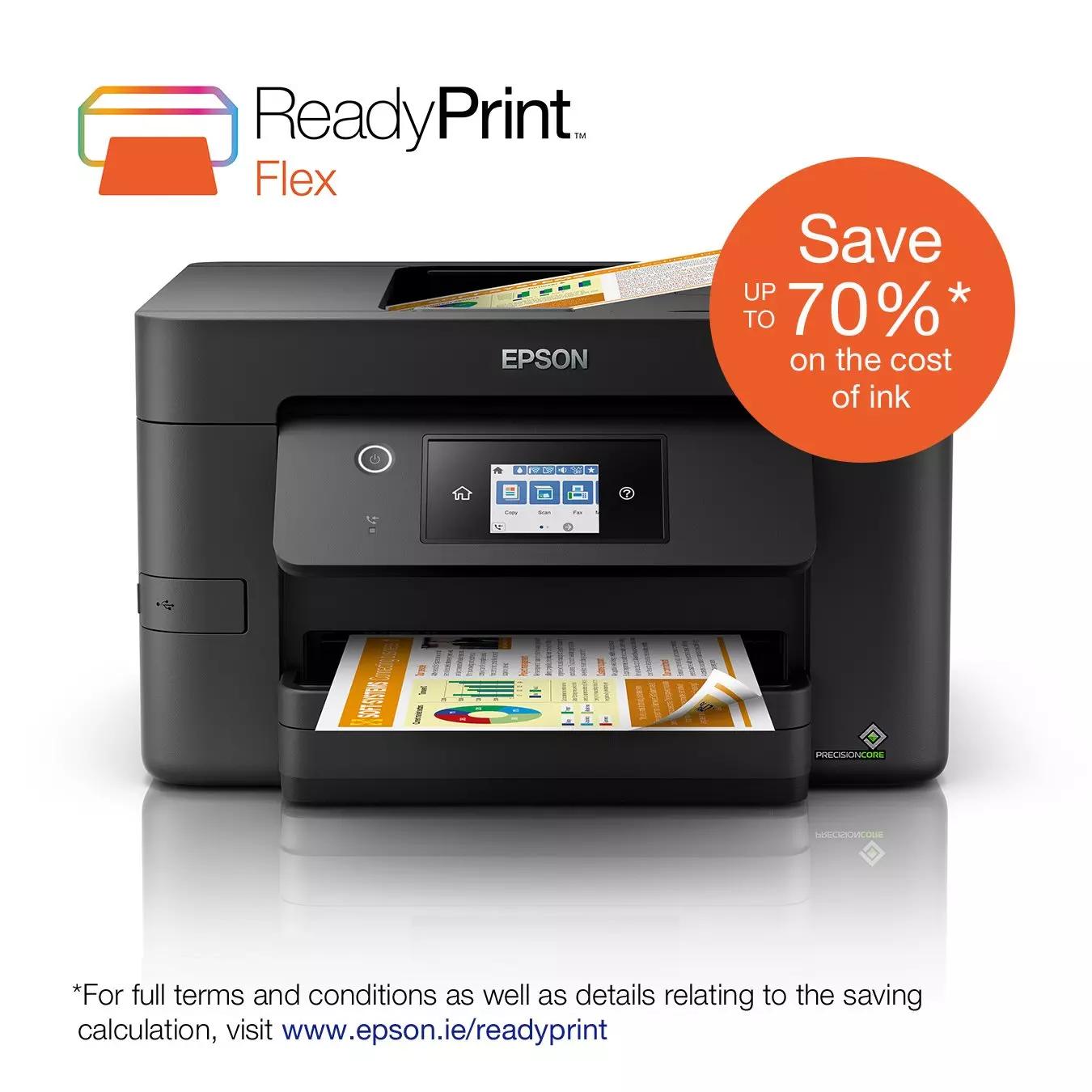 Epson WorkForce WF-7830DTWF Inkjet Printer Black Wi-Fi A3