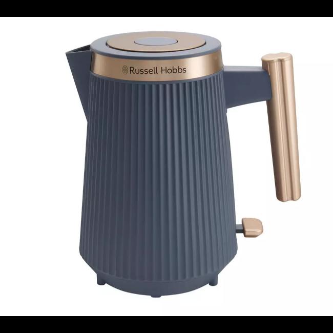Russell Hobbs Bronte Kettle 1.7 Litres Navy Blue - Gold Accents, Matte Finish, Distinctive Design