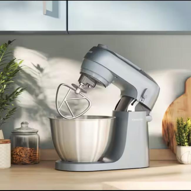 Kenwood Go Stand Mixer - Grey | Stainless Steel Bowl | 4L Bowl Capacity