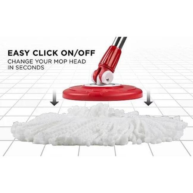 Spin Mop Dada Red | MOPDADA | Bucket, Mop Head, Stainless Steel