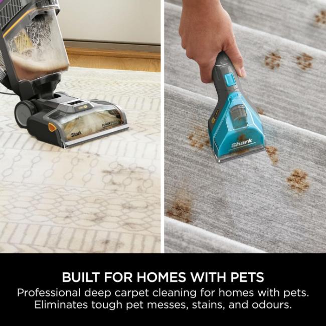 Shark CarpetXpert Pet Deep Carpet Cleaner with StainStriker, HairPro, Powerful Suction, and EdgeClean