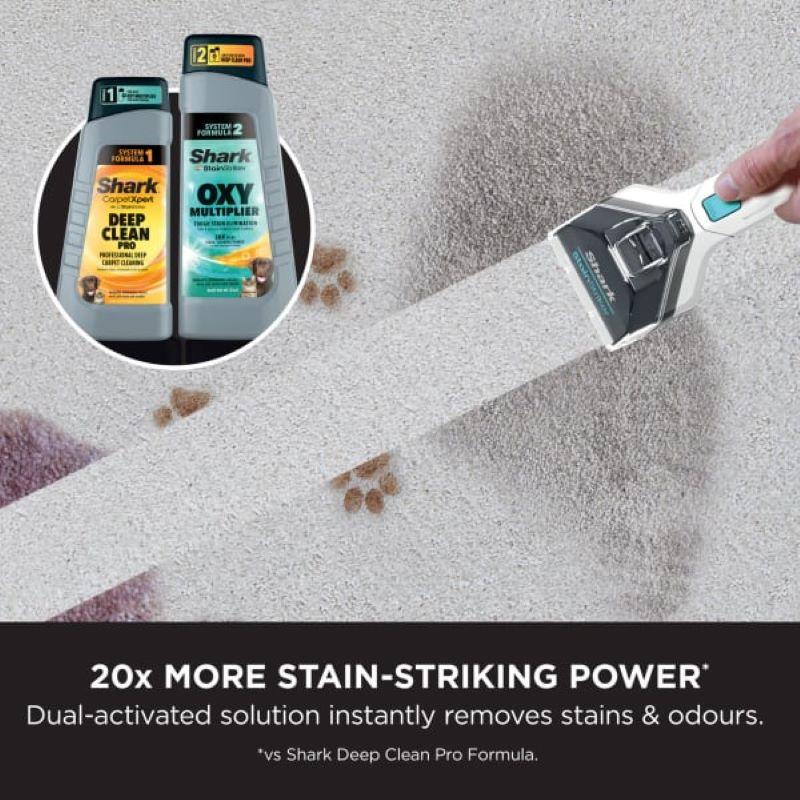 Shark StainStriker Cleaner Refill Bundle | Stubborn Stain Remover for Carpets, Rugs & Upholstery | Deep Clean Pro & Oxy Multiplier