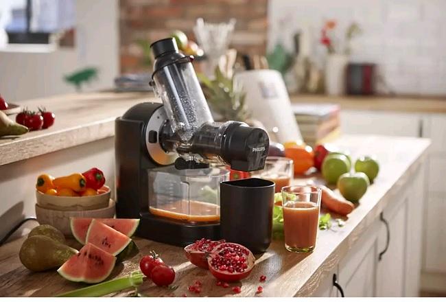 Philips Viva Collection Juicer Black 1 Litre Masticating HR1889/71