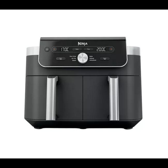 Ninja DualZone XL 9.5L 2-Drawer Air Fryer with Max Crisp, Air Fry, Roast, Bake, Reheat, Dehydrate Functions - Black