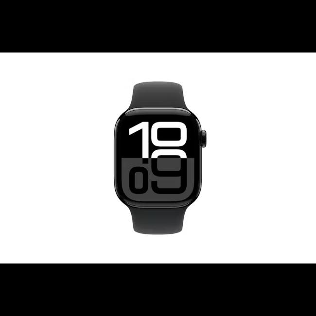 Apple Watch Series 10 46mm Smartwatch | Jet Black with Black Band | GPS | Health & Fitness Tracking