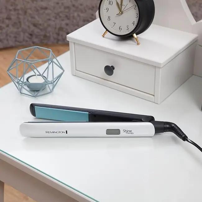 Remington Shine Therapy Hair Straightener with Digital Display & Moroccan Argan Oil