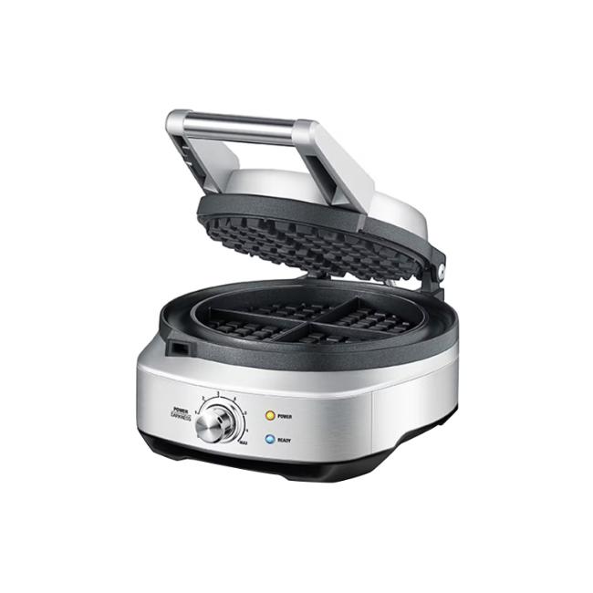 Sage No-Mess Waffle Maker Stainless Steel with Browning Control, Power and Ready features