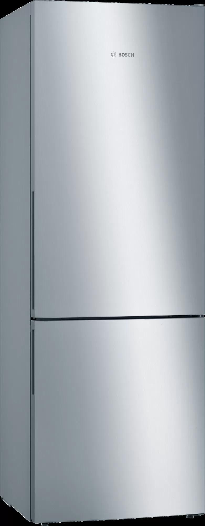Bosch Freestanding Fridge Freezer Stainless Steel | Image Features: Stainless Steel