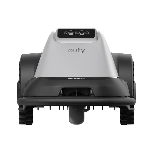Eufy E15 Robot Lawn Mower - Grey/Black | RTK-Free AI Mapping, 3D Obstacle Avoidance, Edge Trimming, GPS Tracking, 800m² Coverage, 56dB Quiet Operation