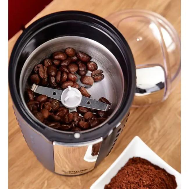 Judge Electric Coffee Grinder with Stainless Steel Blade, 180W, 80gr Capacity, Black - Size 12 Cup