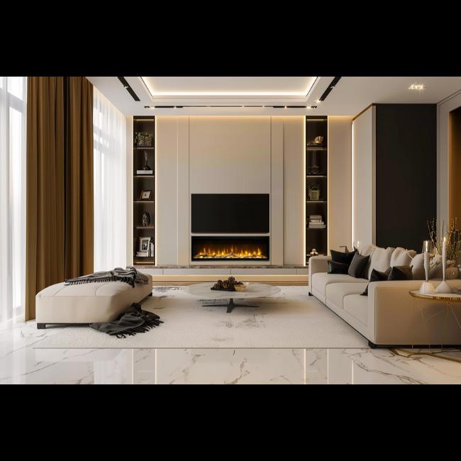 Dimplex Ignite Evolve 50" Wall Fire 2kw Black with Optiflame Technology and Log Set