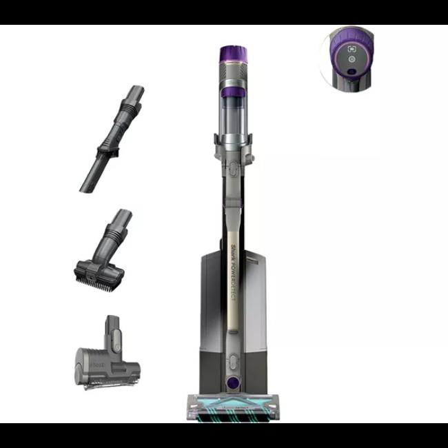 Shark PowerDetect Cordless Pet Vacuum Cleaner - White/ Java Grey | DuoClean Detect, Brush, Handheld, Flexology