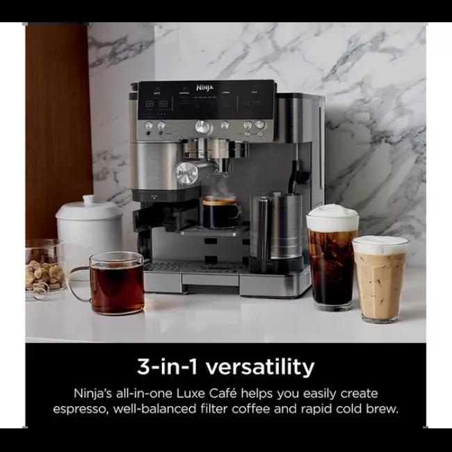 Ninja Luxe Café Premier Espresso Machine Black & Stainless Steel Free Delivery