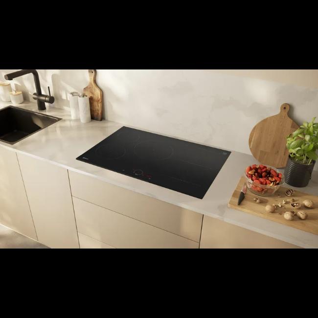 Neff Induction Hob 80cm Black | 5 Zone | Combi Induction | Home Connect | Power Boost | Twist Touch