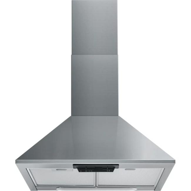 Indesit 60cm Stainless Steel Pyramid Cooker Hood