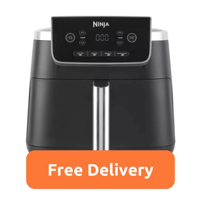 Ninja 4.7L Digital Air Fryer Black | Air Fry, Roast, Reheat, Dehydrate