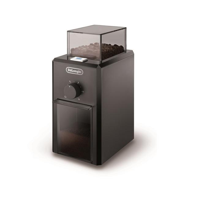 De'Longhi KG79 Professional Burr Coffee Grinder with Transparent Bean Container and Dial