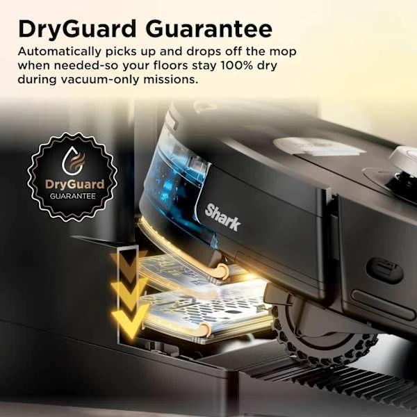 Shark ThermaCharged PowerDetect Robot Vacuum | Wet & Dry | Black | 2-in-1 | Shark