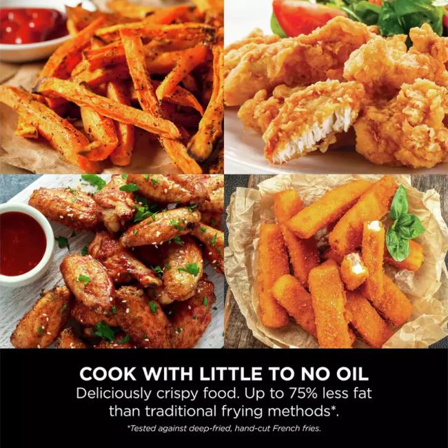 Ninja 4.7L Digital Air Fryer Black | Air Fry, Roast, Reheat, Dehydrate