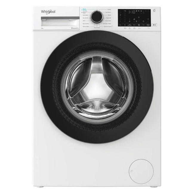 Whirlpool Washing Machine 8 Kg White 1400 RPM - Digital Display, Black Door, White Body
