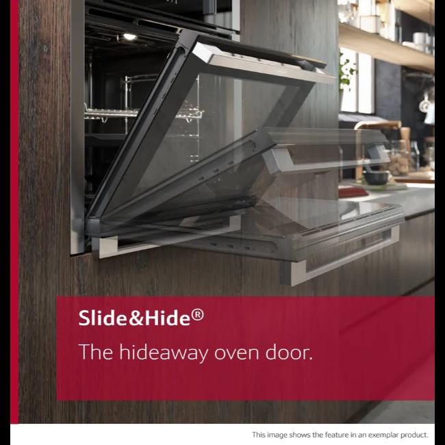 Neff N 50 Built-in Single Oven Graphite-Grey 71L Slide&Hide Eco Clean Easy Clean LCD CircoTherm 50-275°C 595x594x548mm