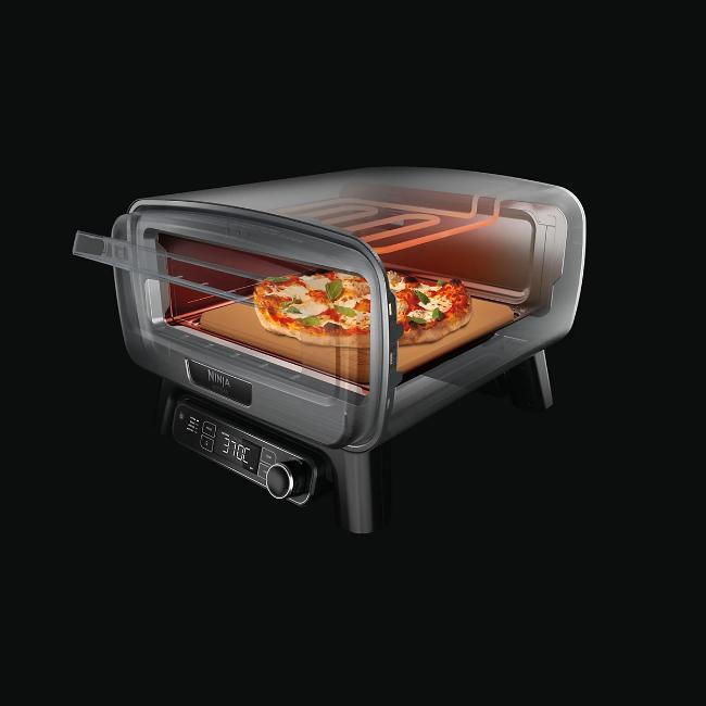 Ninja Artisan Electric Outdoor Pizza Oven & Air Fryer - Grey, Pizza, Bake, Air Fry & Prove, Free Delivery