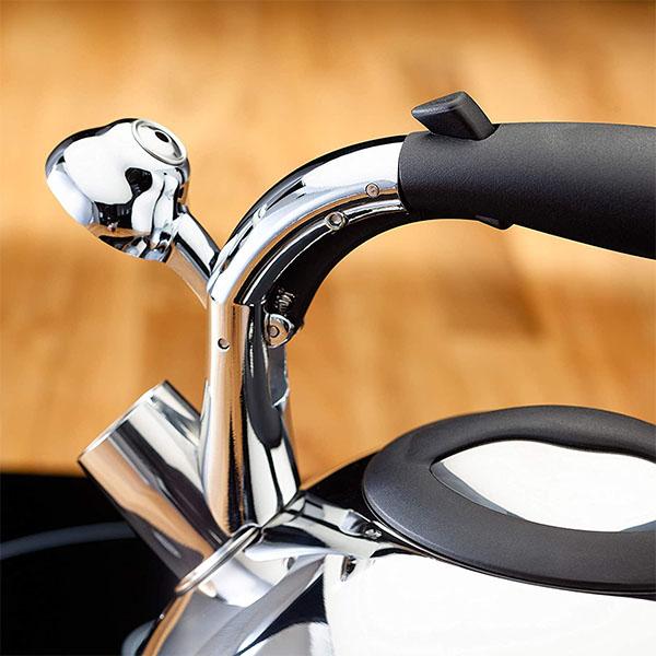 Judge 3L Retro Style Whistling Stovetop Kettle | 18/10 Stainless Steel | Induction, Gas, Ceramic, Halogen, Solid Plate, Aga Compatible