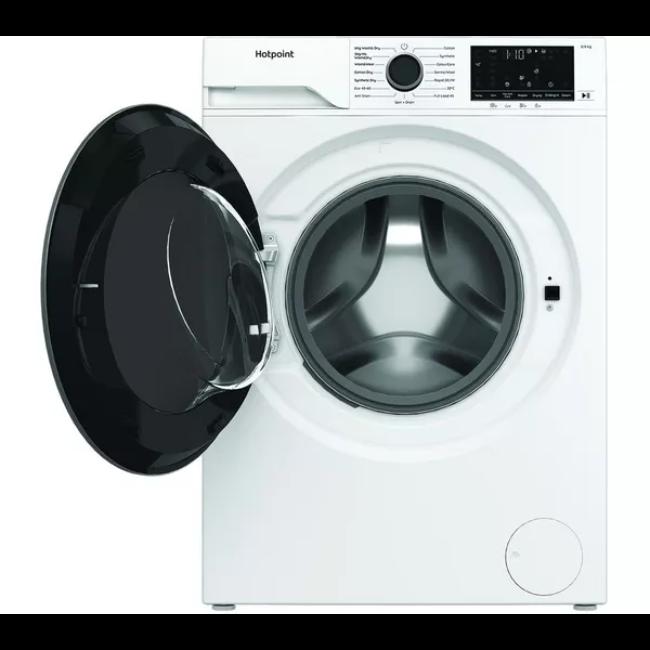 Hotpoint AntiStain 8kg Wash 6kg Dry Washer Dryer 1400sp White with ColourCare Full Load 45' PetHairCare Inverter Motor Start Delay Dimensions 845x600x570mm Weight 68kg