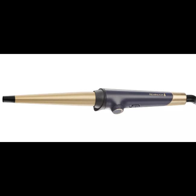 Remington Sapphire Luxe Curling Wand Blue & Gold Conical Barrel