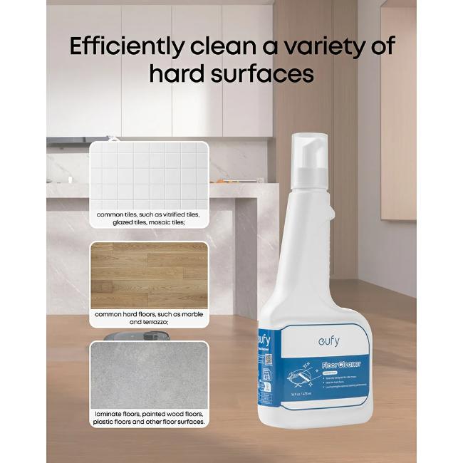 Eufy Floor Cleaning Solution for E28 | Lavender Scent | 16 fl oz / 473 ml