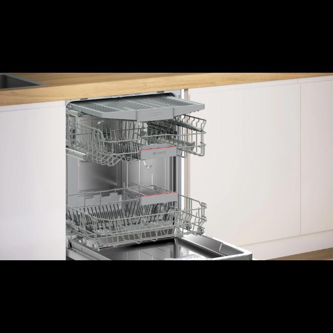 Bosch Series 4 Fully Integrated Dishwasher SMH4HVX14G - 14 Place Settings, ExtraDry, VarioDrawer, VarioFlex, InfoLight, Home Connect, EcoSilence Drive, 44 dB(A)