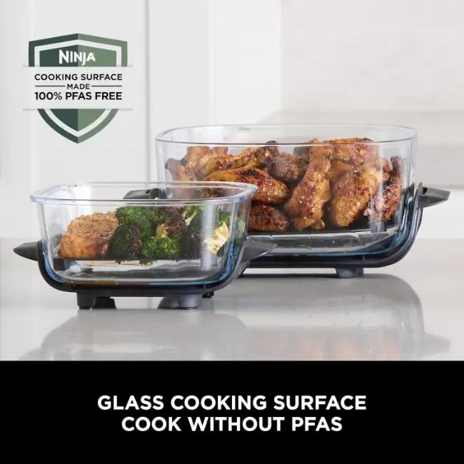 Ninja CRISPi Air Fryer | Glass Container, Crisper Plate